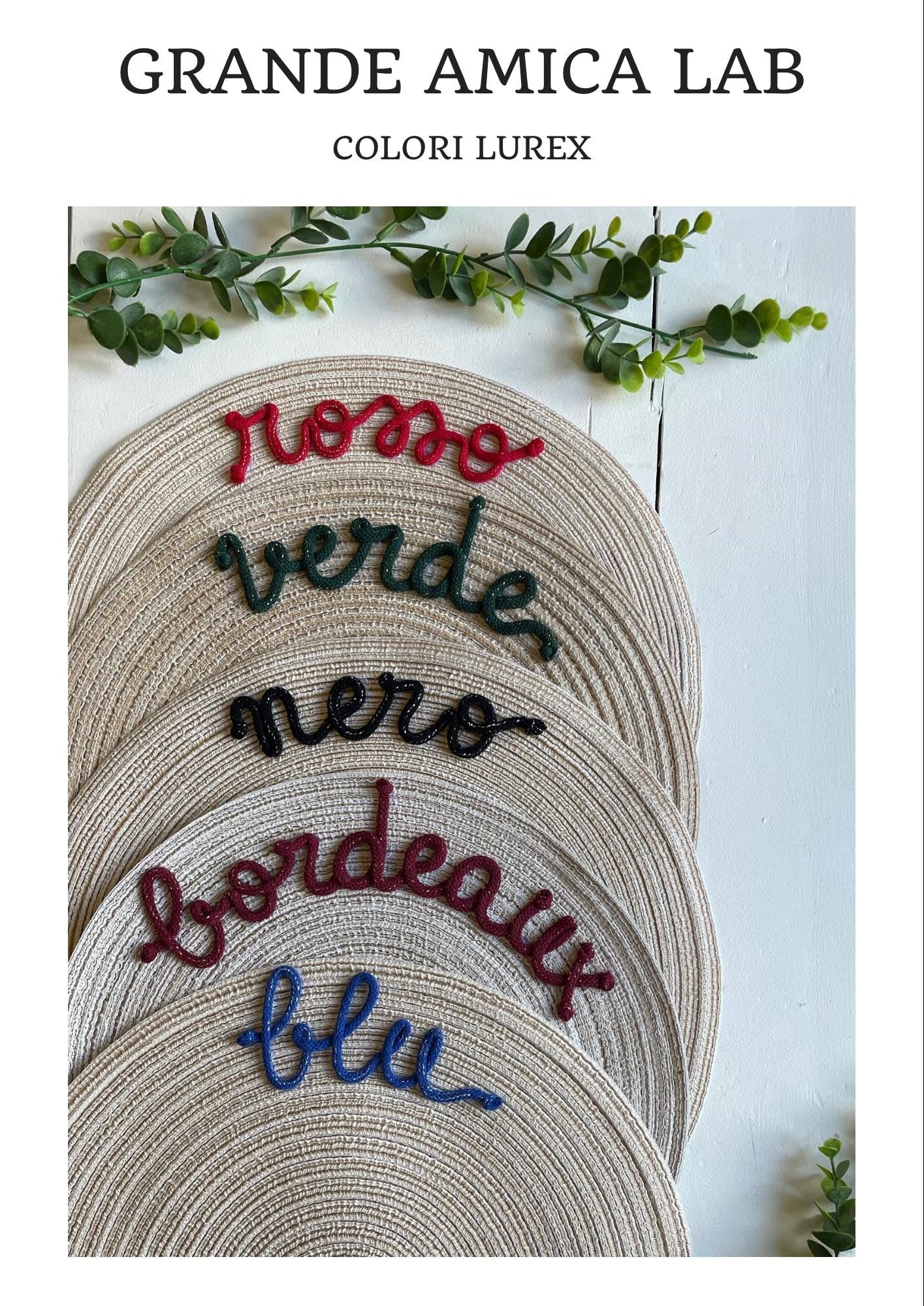Tovagliette Personalizzate con Nome | Christmas Collection