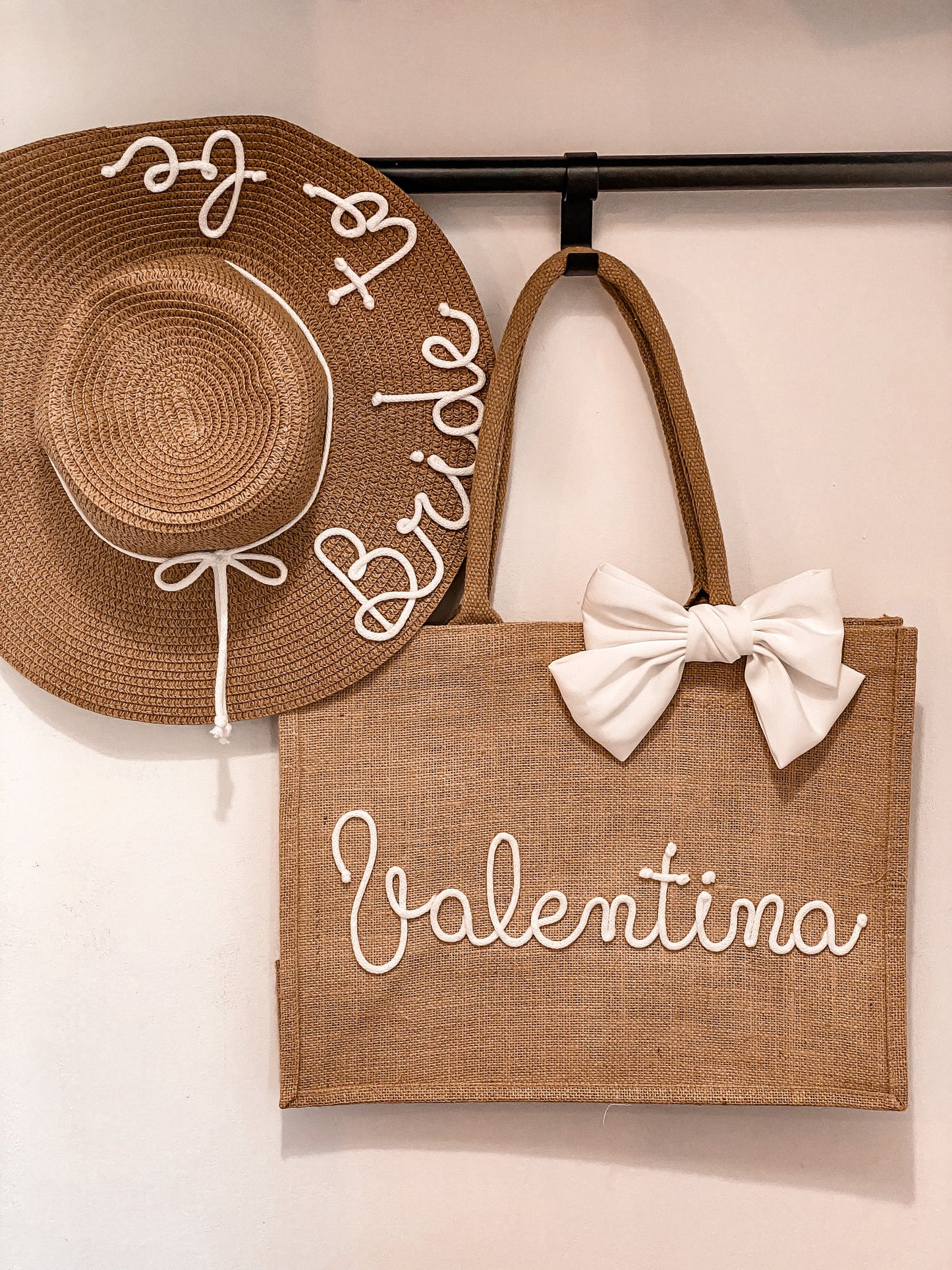Set Personalizzato: Maxi Borsa Juta e Cappello