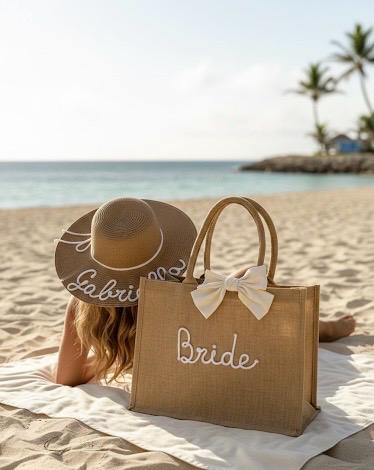 Set Personalizzato: Maxi Borsa Juta e Cappello