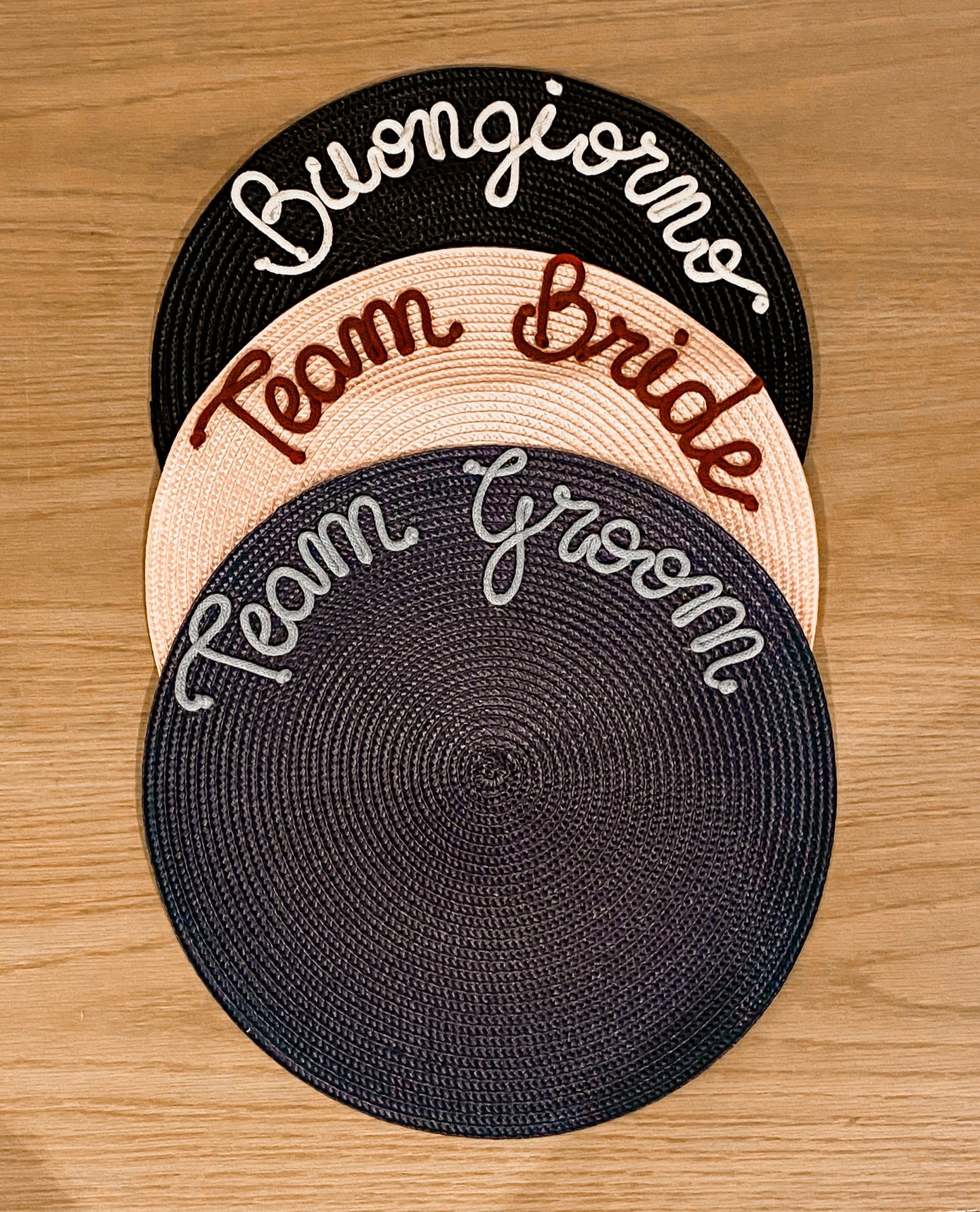 Tovagliette Personalizzate con Nome | Colorate e Plastificate