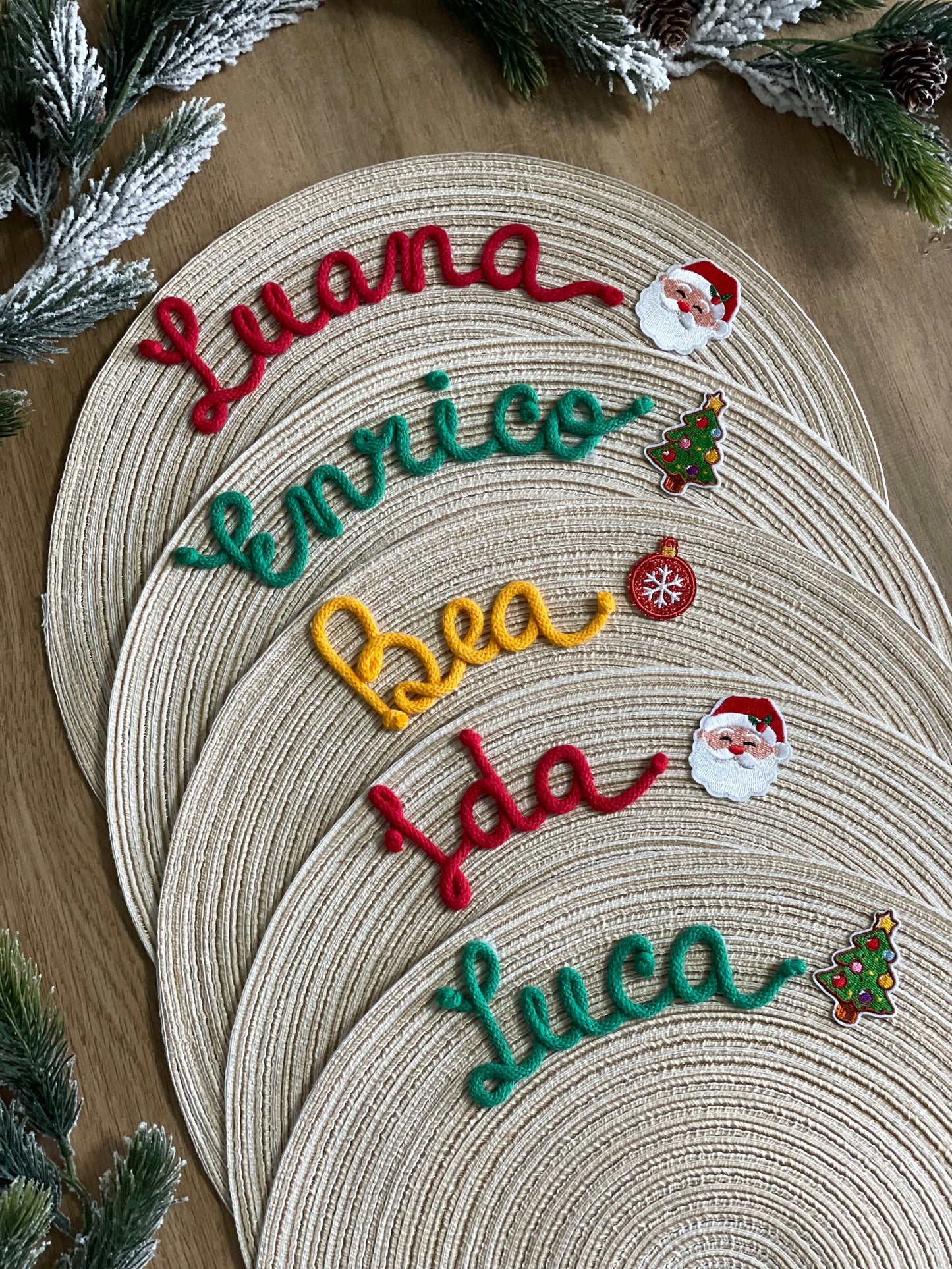 Tovagliette Personalizzate con Nome | Christmas Collection