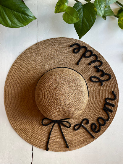 Cappello di Paglia con Nome e Cordino