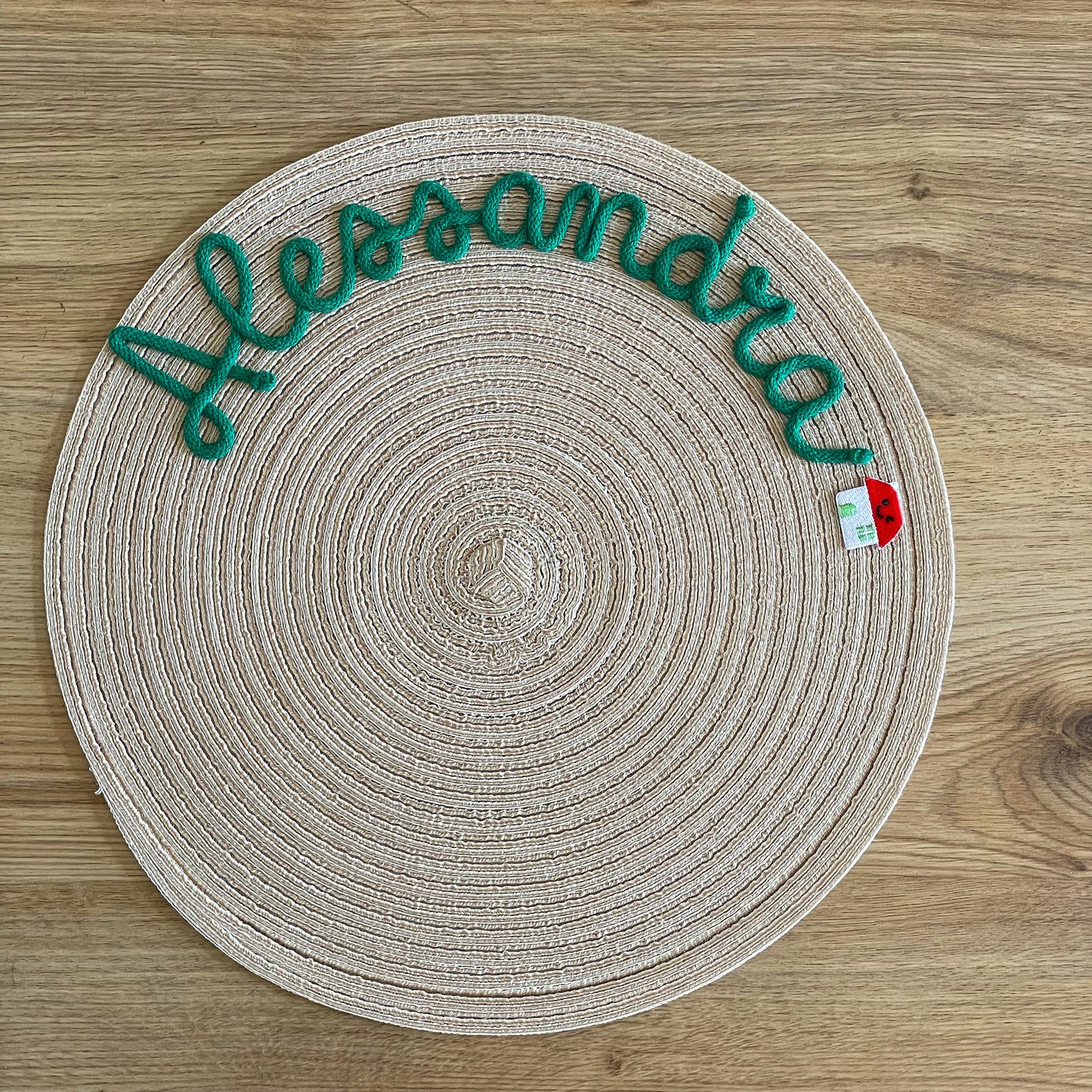 Tovaglietta Personalizzata con Nome e Decorazione
