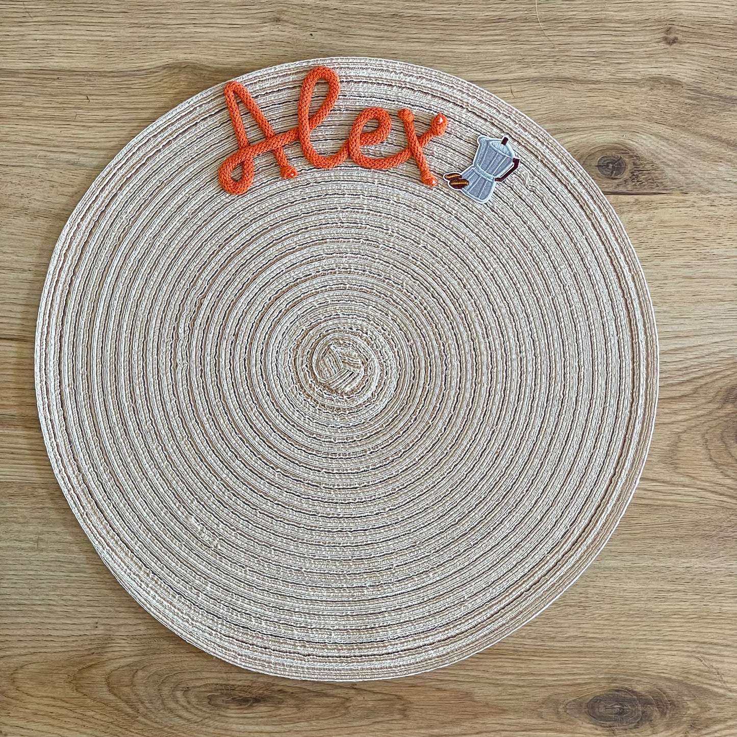 Tovaglietta Personalizzata con Nome e Decorazione