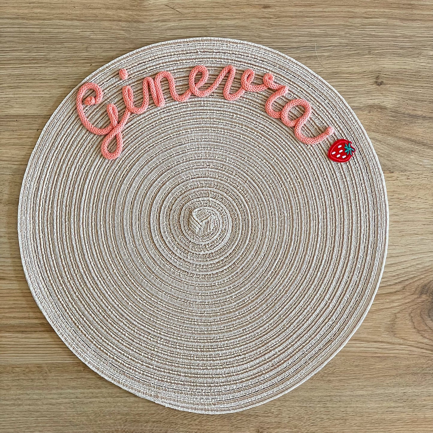 Tovaglietta Personalizzata con Nome e Decorazione