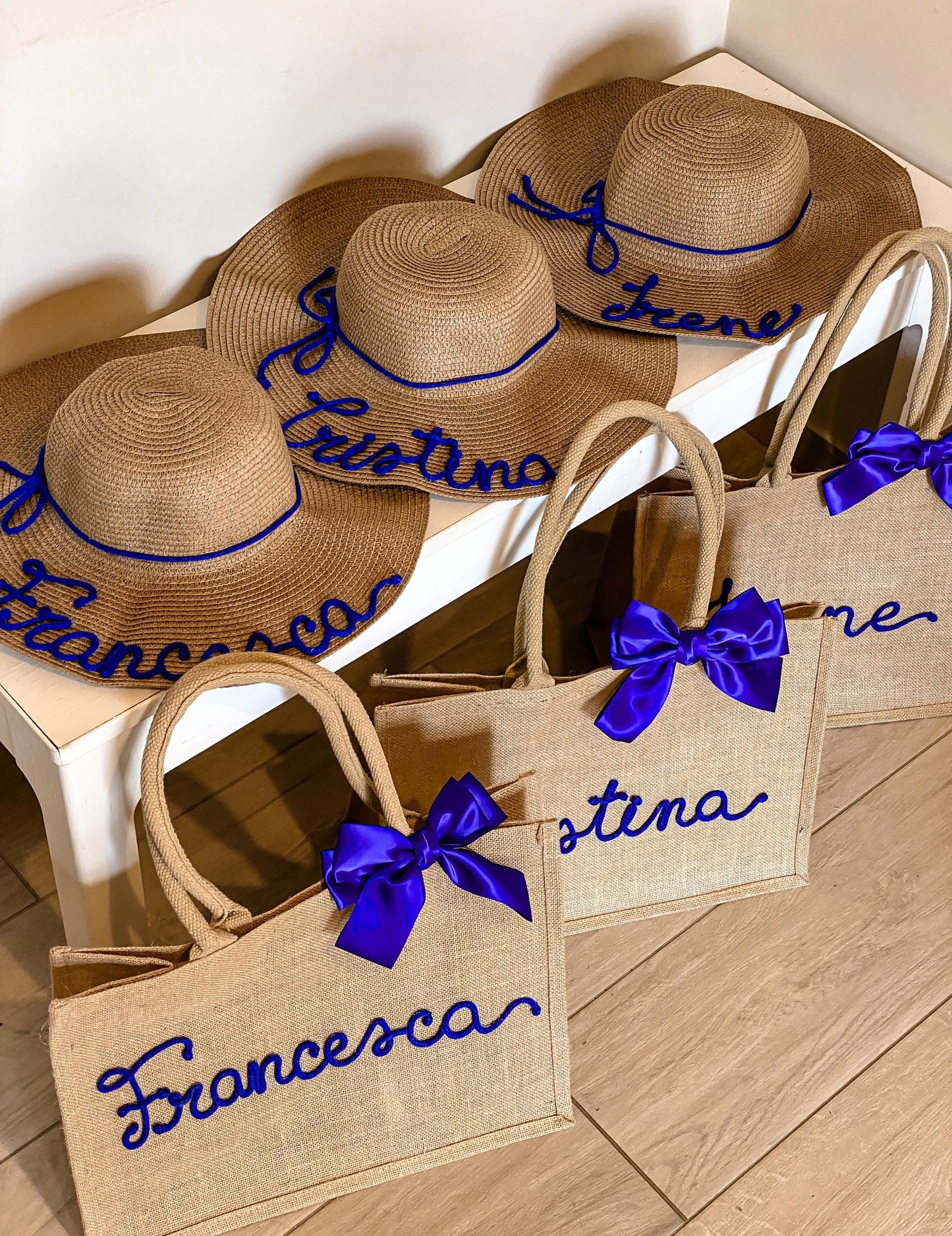 Set Personalizzato: Maxi Borsa Juta e Cappello