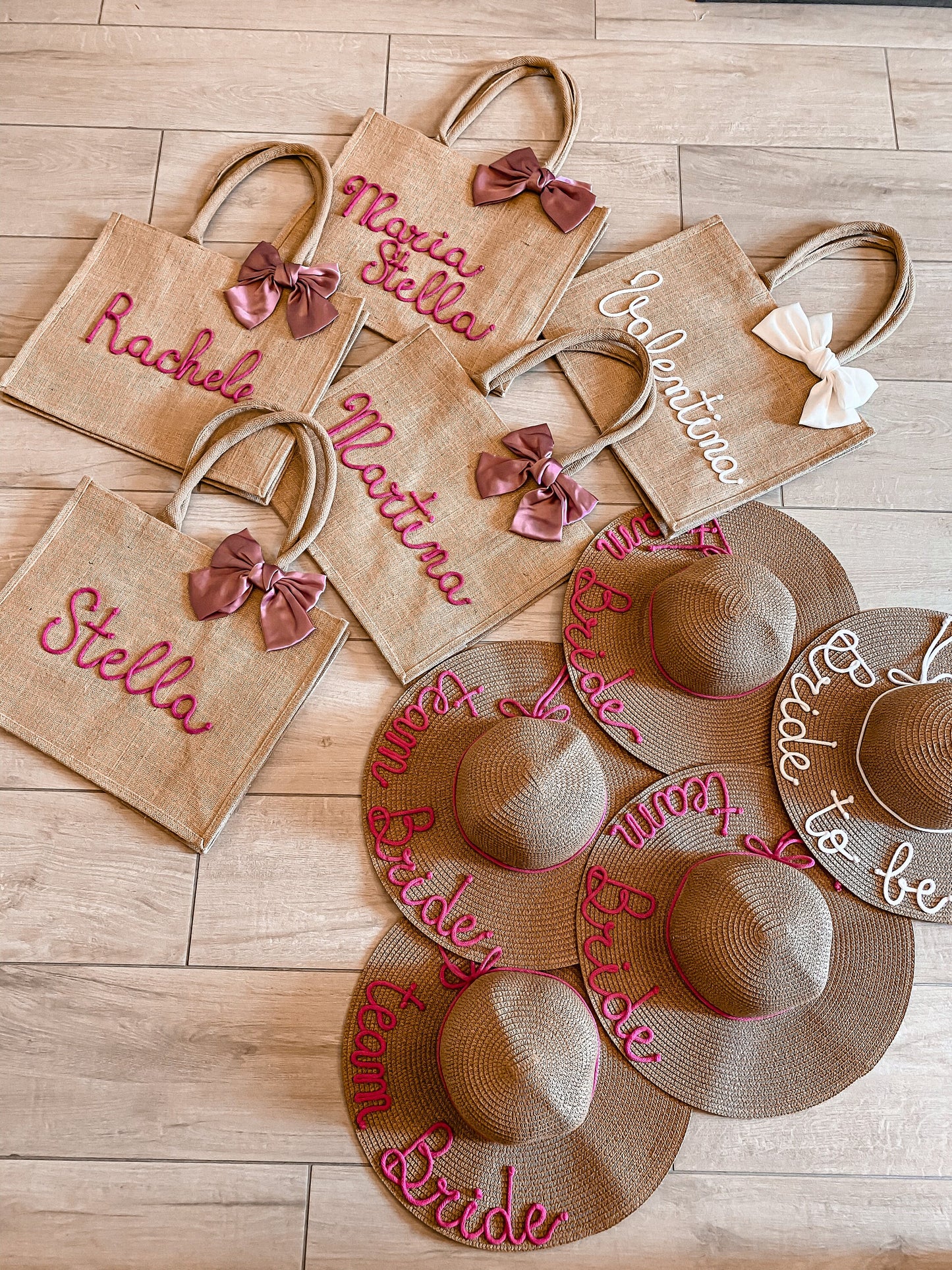 Set Personalizzato: Maxi Borsa Juta e Cappello