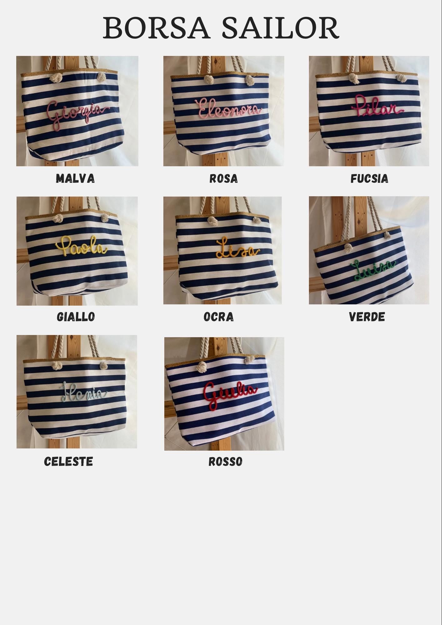 Sailor Bag - Borsa Mare Personalizzata