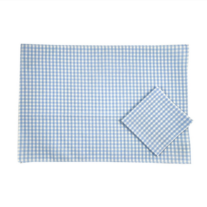 Tovagliette vichy con scritta personalizzata