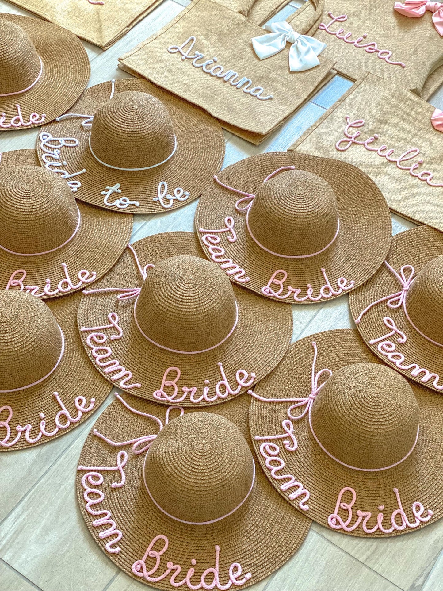 Set Personalizzato: Maxi Borsa Juta e Cappello