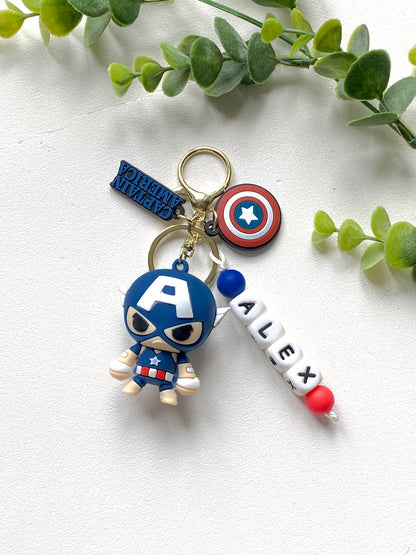 portachiavi personalizzato capitan america