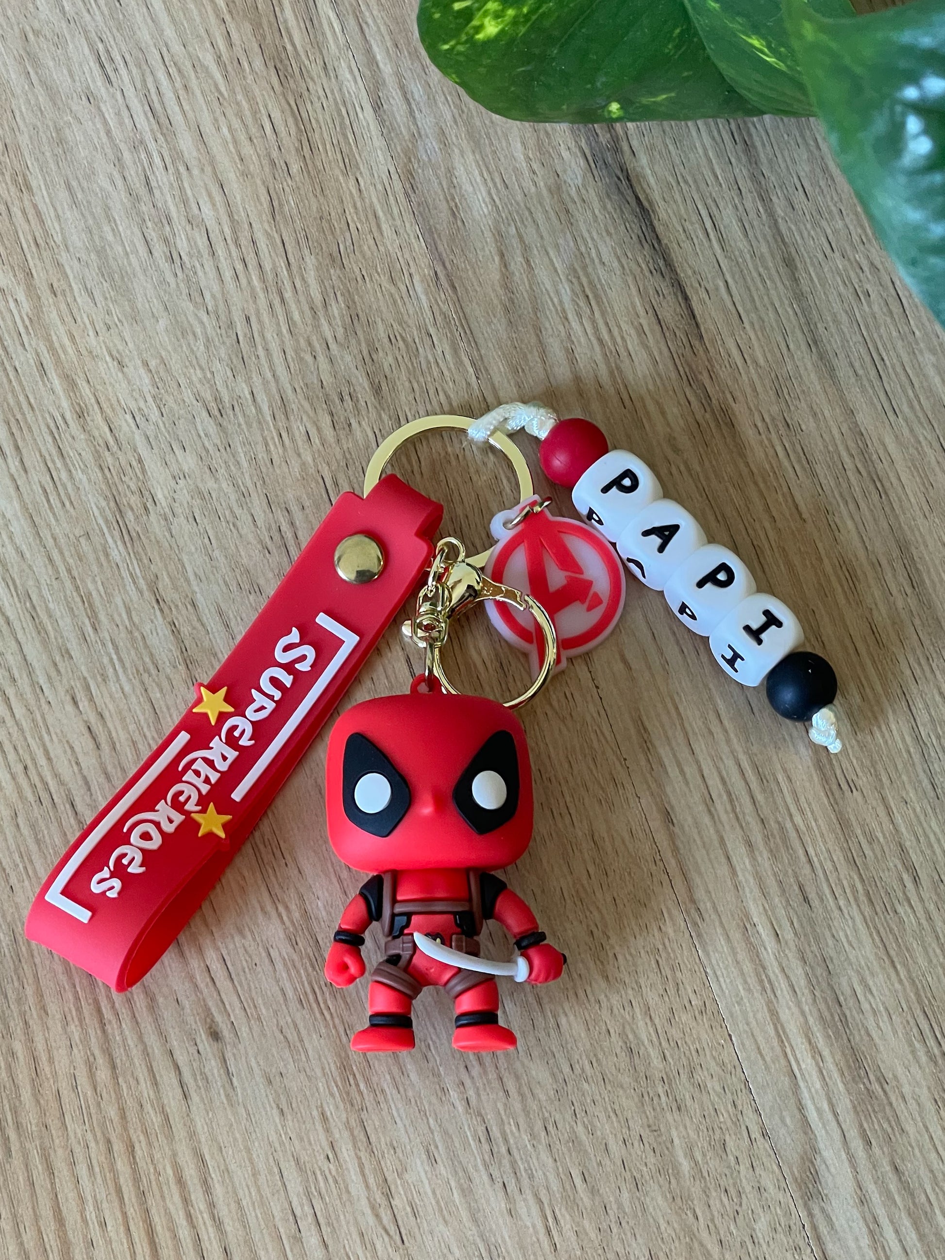 portachiavi personalizzato deadpool