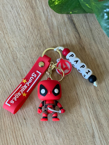 portachiavi personalizzato deadpool