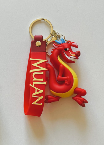 Portachiavi personalizzato disney mulan mushu