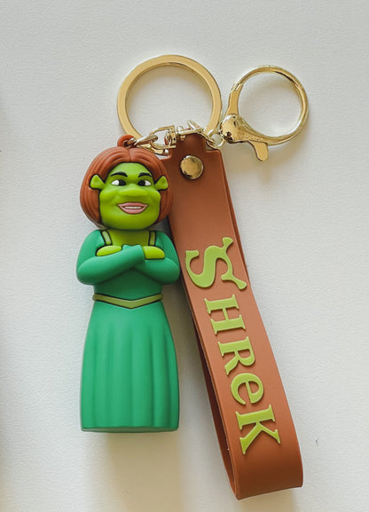 portachiavi personalizzato fiona del cartone animato shrek
