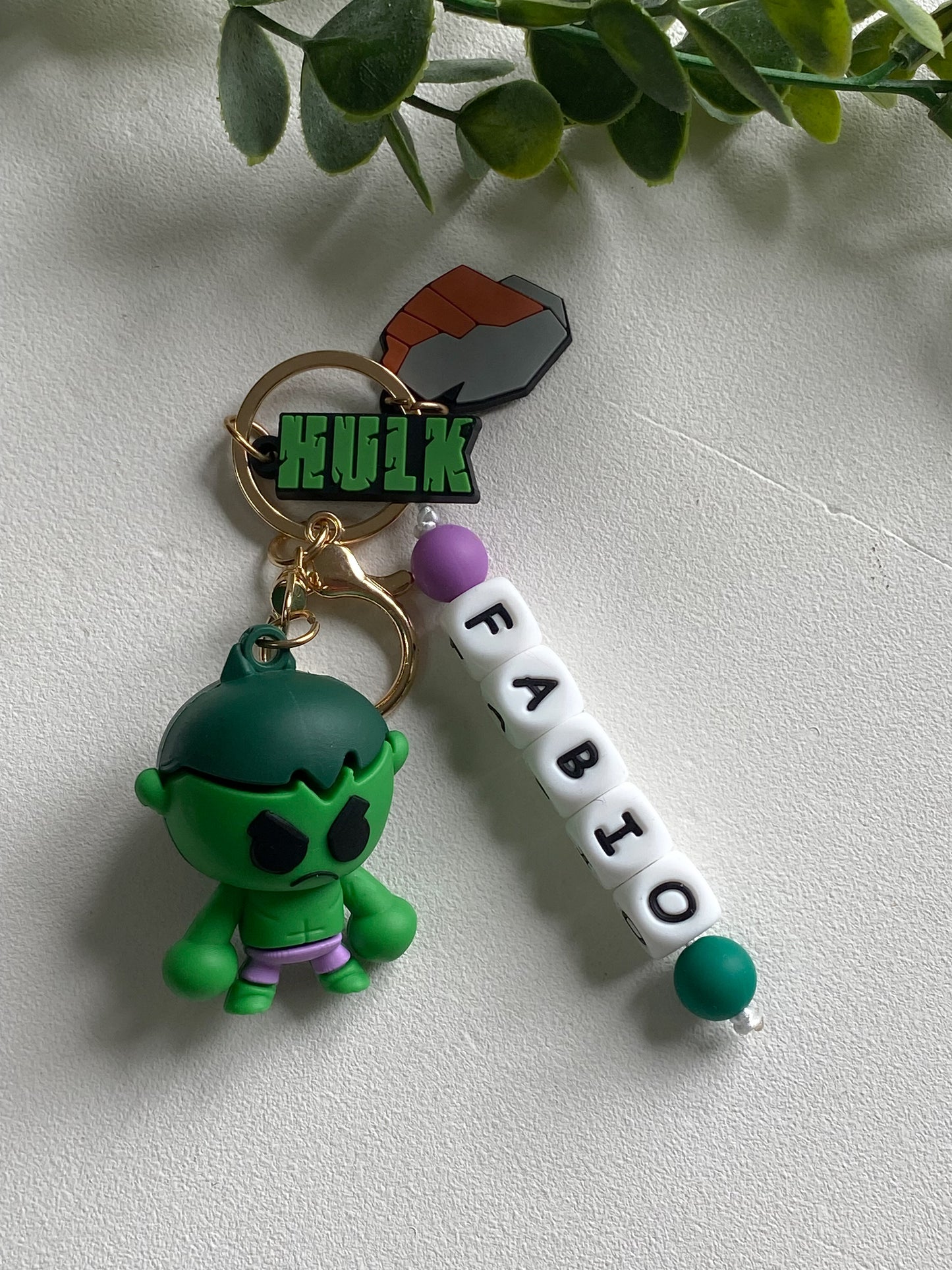 portachiavi personalizzato hulk