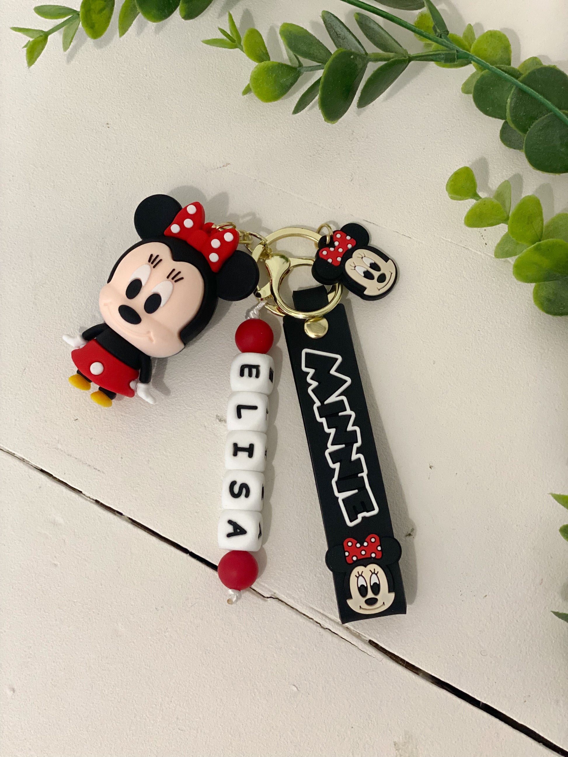 portachiavi personalizzato minnie disney