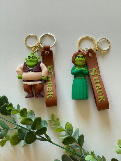 portachiavi personalizzato shrek e fiona