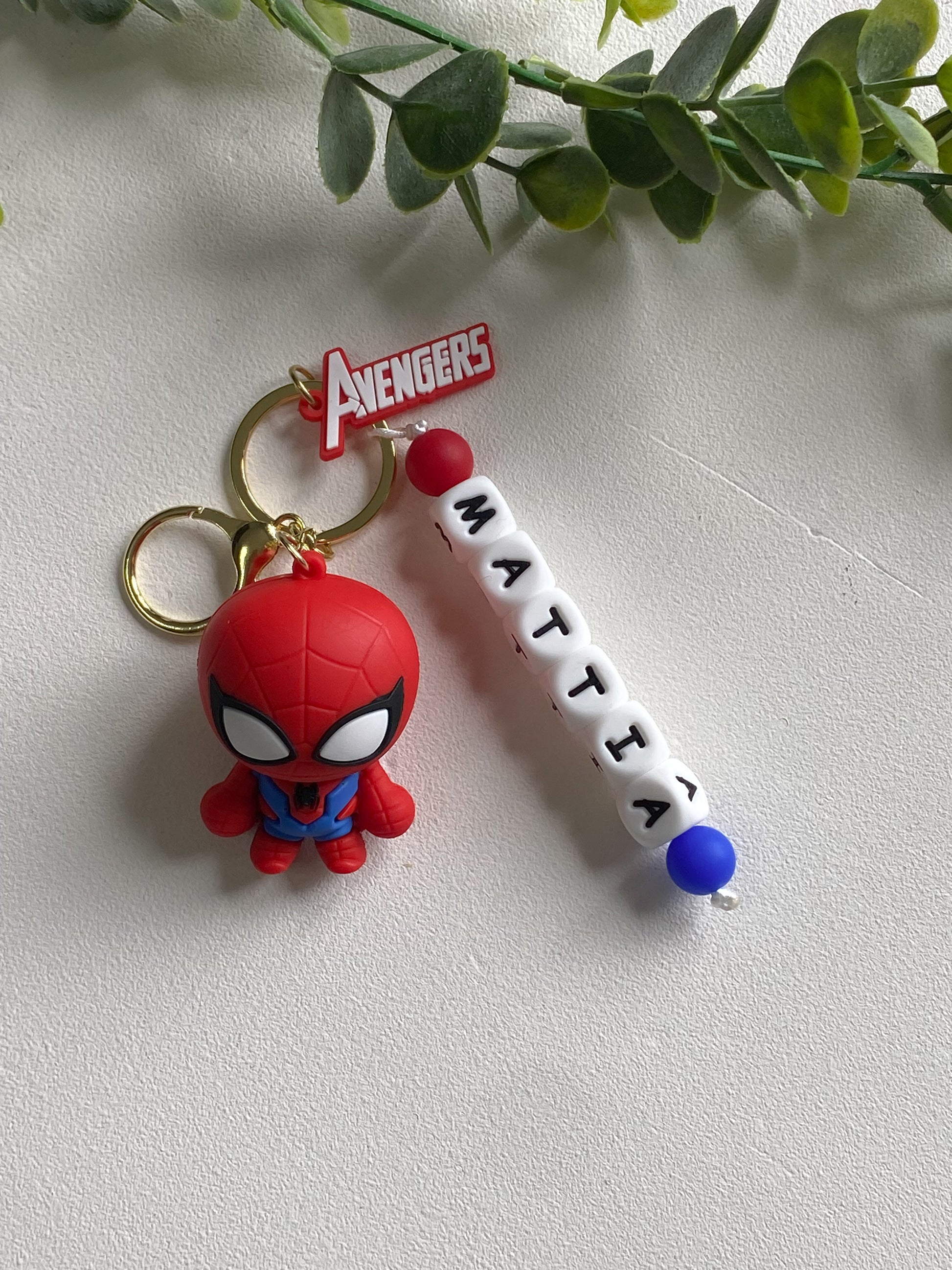 portachiavi personalizzato spiderman