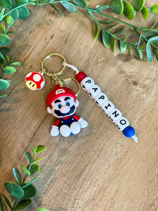 portachiavi personalizzato super mario
