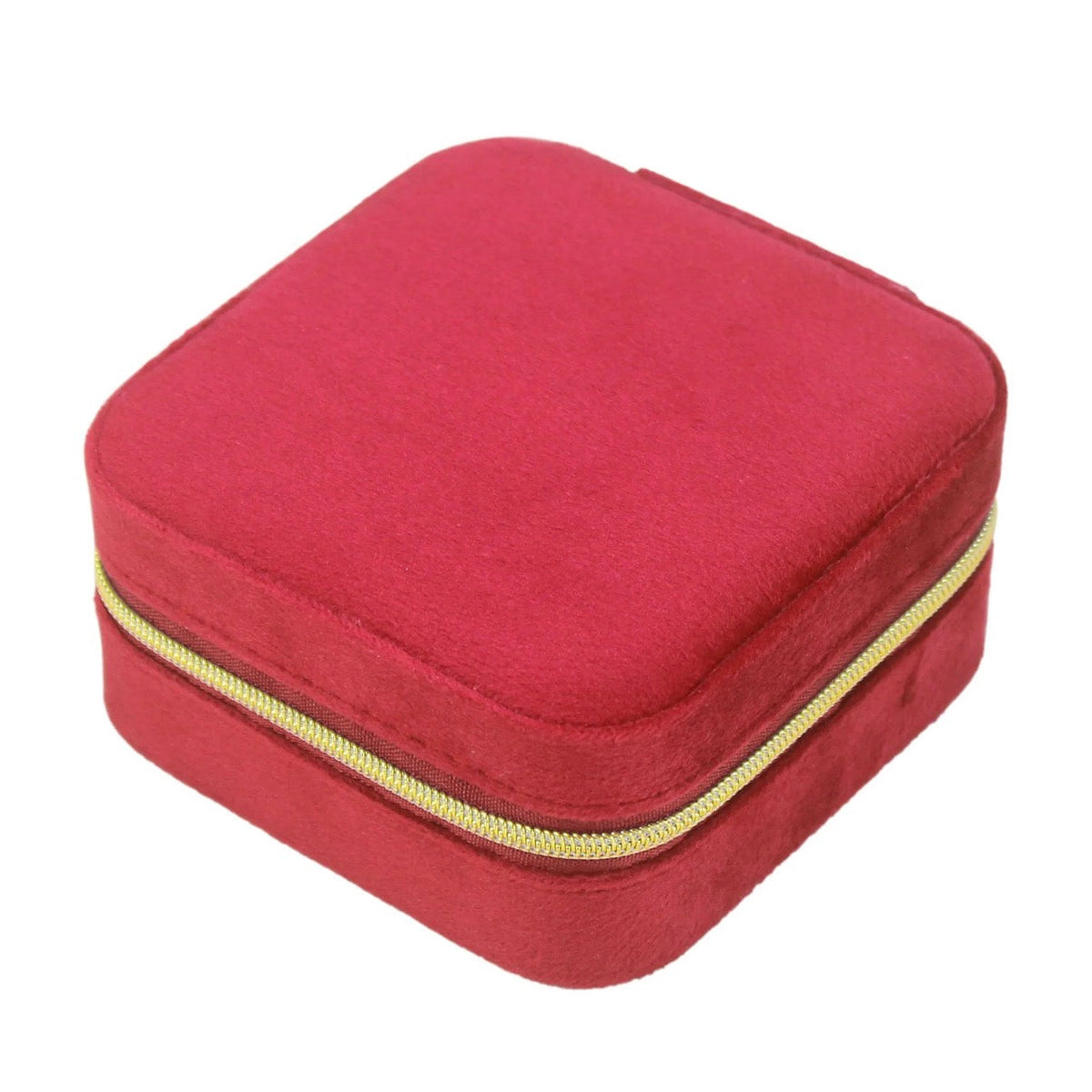 portagioie personalizzato velluto rosso