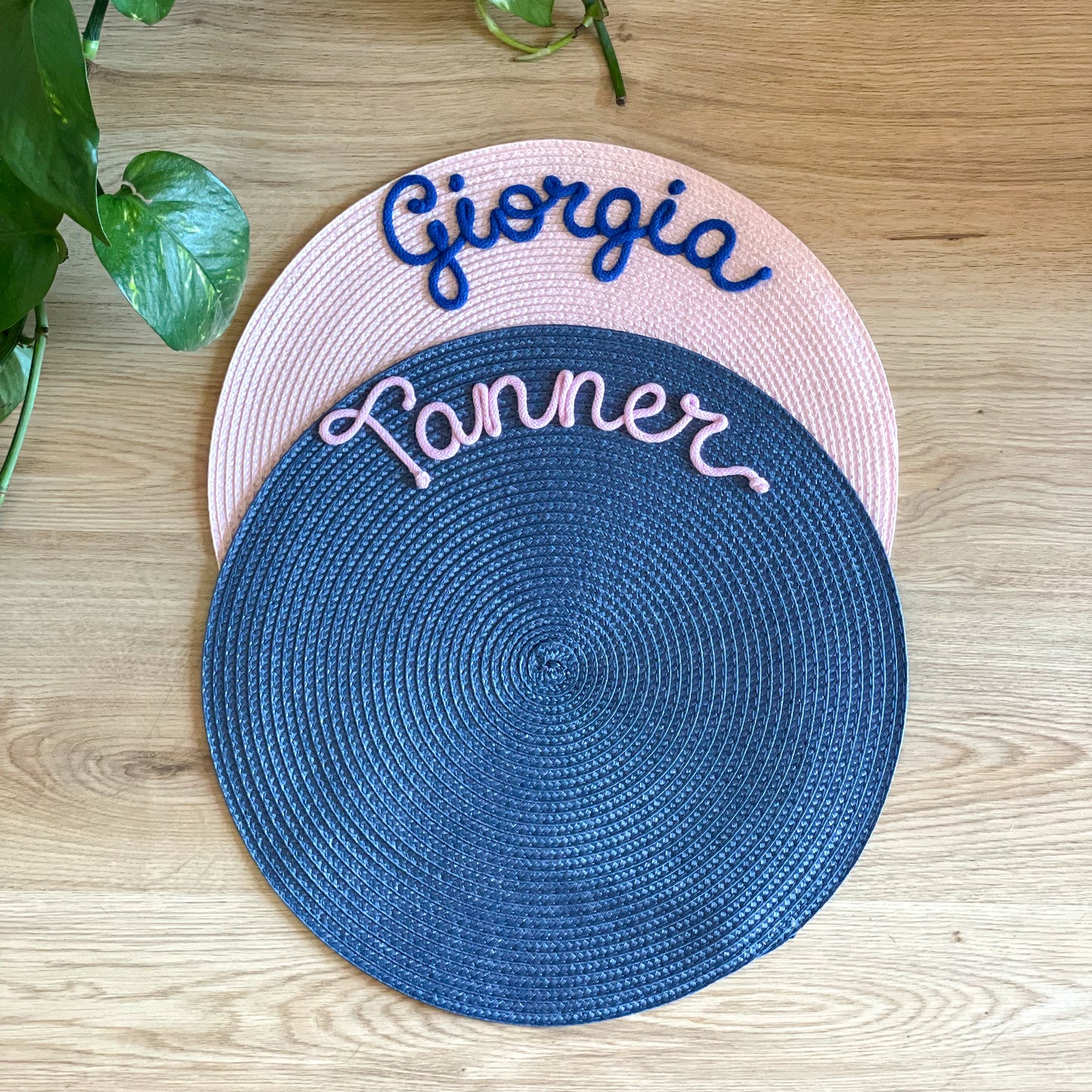 Tovagliette Personalizzate con Nome | Colorate e Plastificate