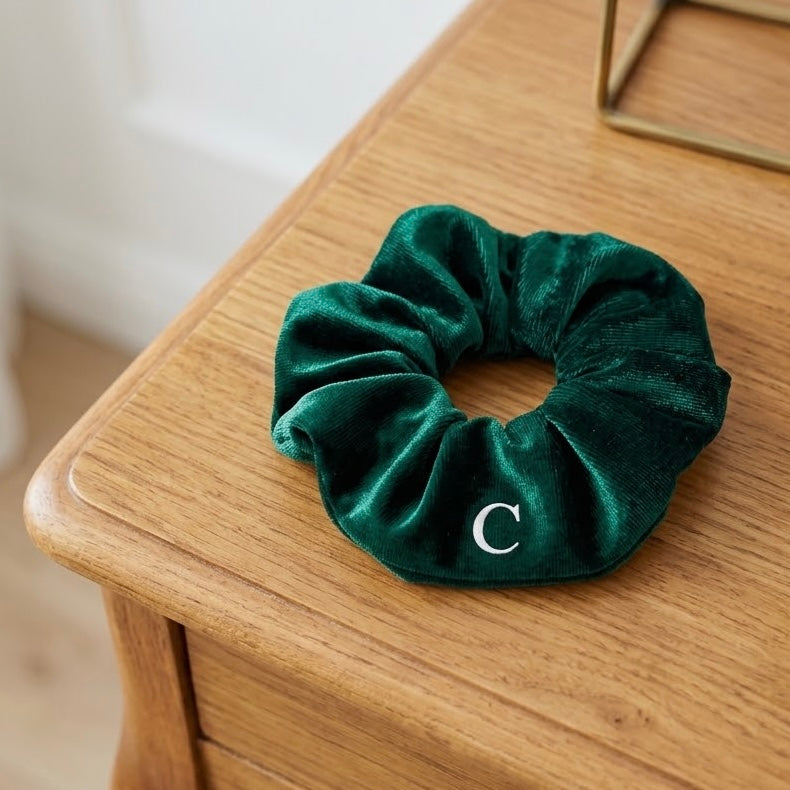 Scrunchies in velluto personalizzati