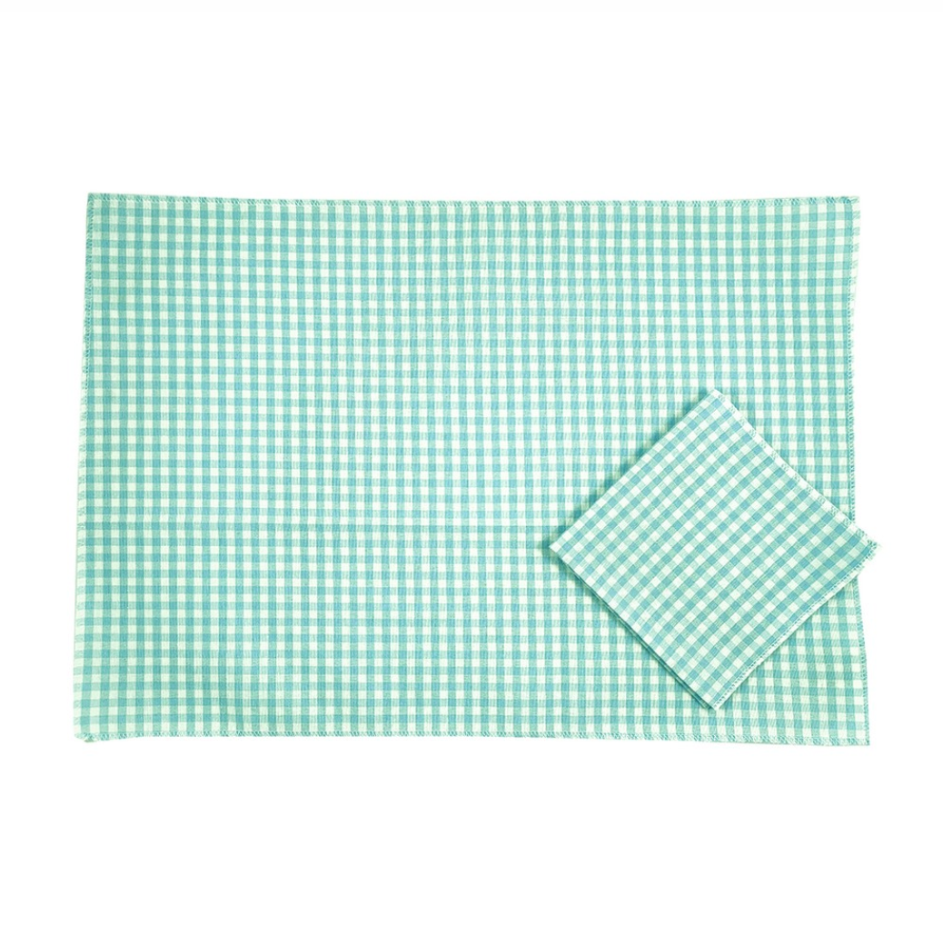 Tovagliette vichy con scritta personalizzata