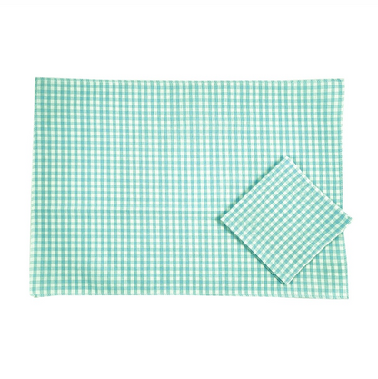 Tovagliette vichy con scritta personalizzata